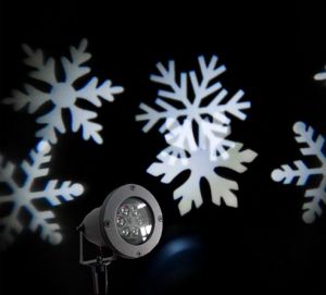 LED лазер снежинки