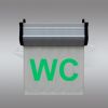 Светеща LED табелка "WC"